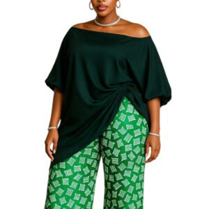 The Achalugo Emerald Ease Two-Piece Set