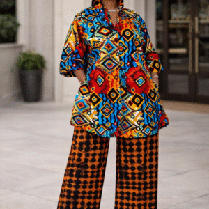 the ankara luxe wide leg set