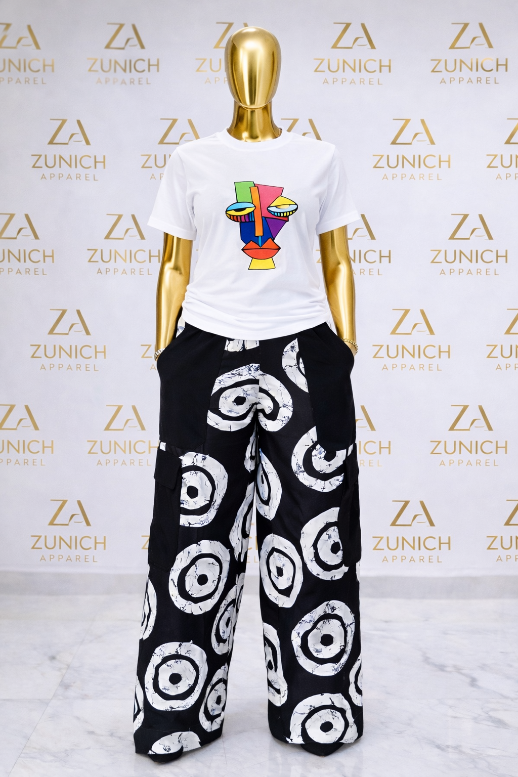 the remy graphic tee & statement wide leg trousers set the remy graphic tee & statement wide leg trousers set