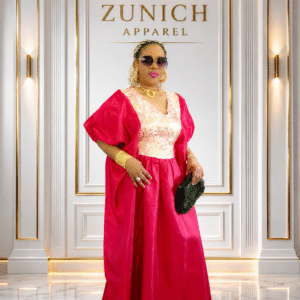 the damask blend boubou dress