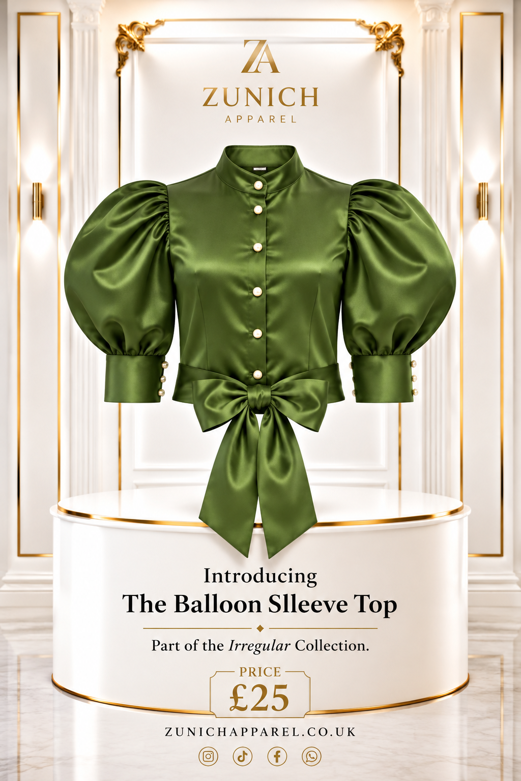 the balloon sleeve top lime the balloon sleeve top lime