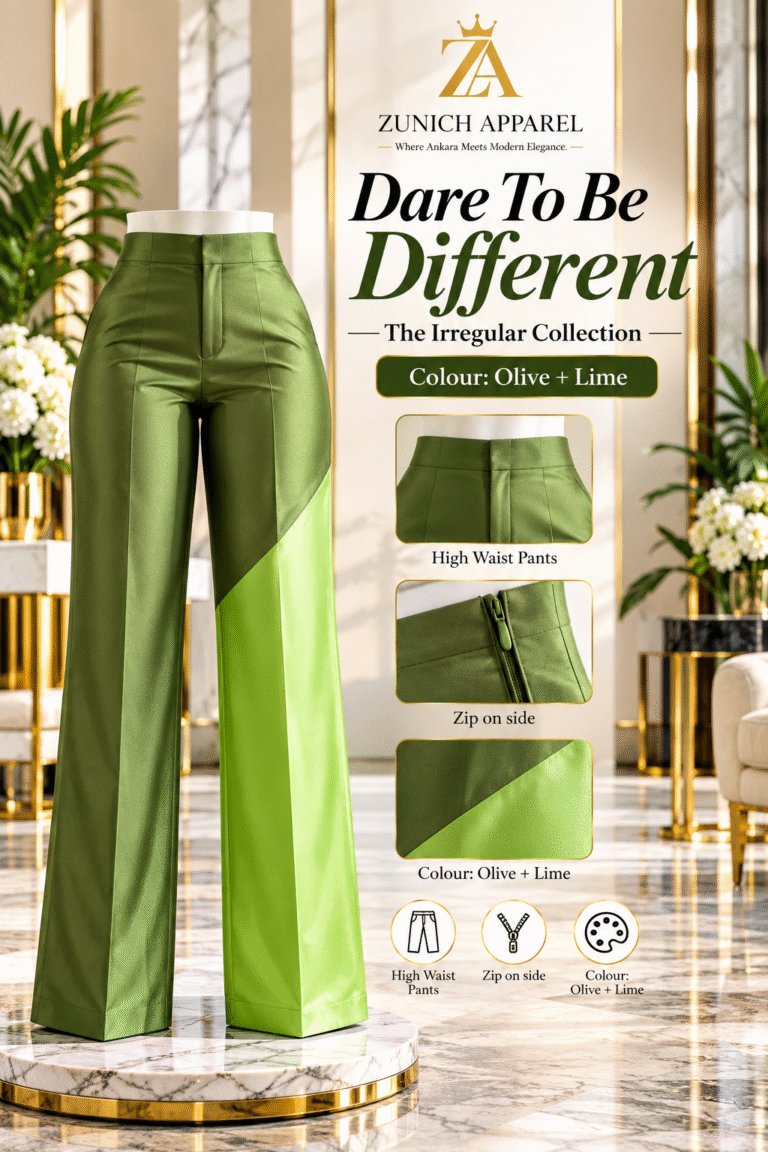 the high waist combo pants olive + lime