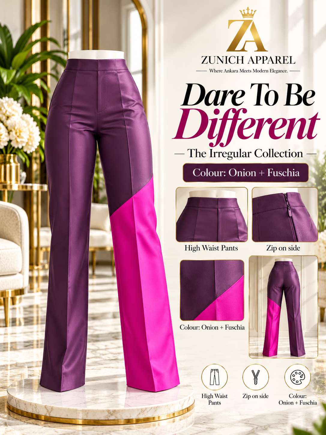 the high waist combo onion + fuschia the high waist combo onion + fuschia