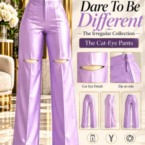 the cat eye pants lilac